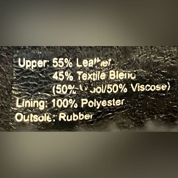 Quality TOMS   black heeled women’s boots leather/wool 9.5 side zip retail $84 - Picture 7 of 8